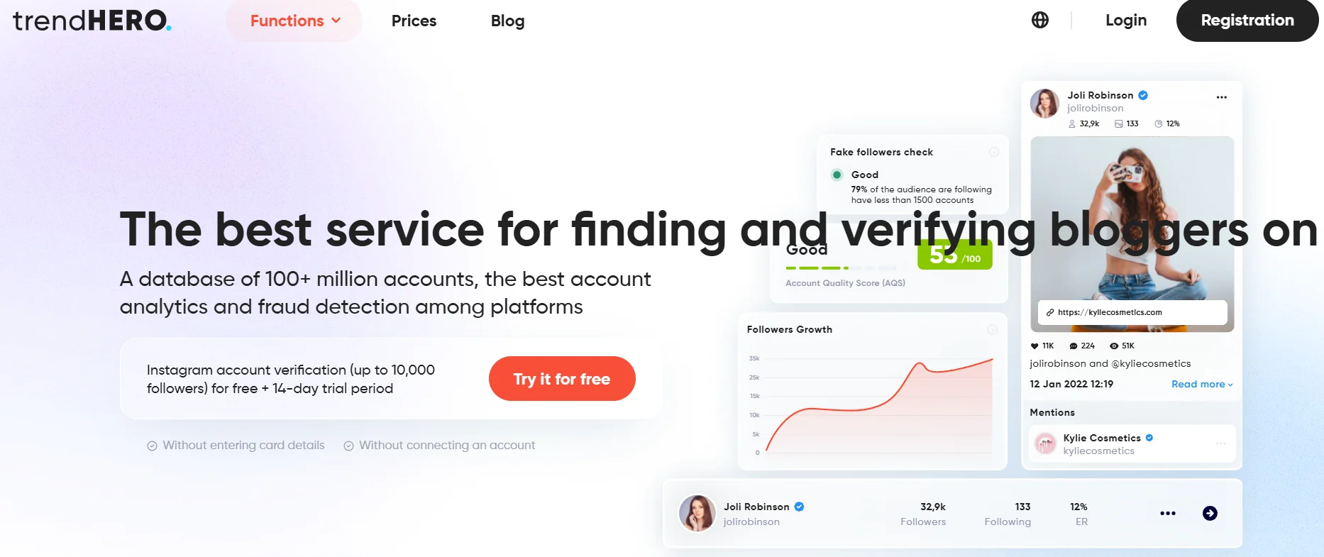 TrendHERO Overview - 10 best HypeAuditor Alternatives