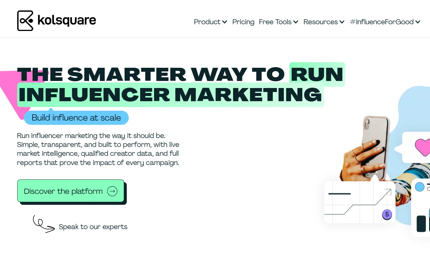 Kolsquare Overview - 10 best Heepsy Alternatives