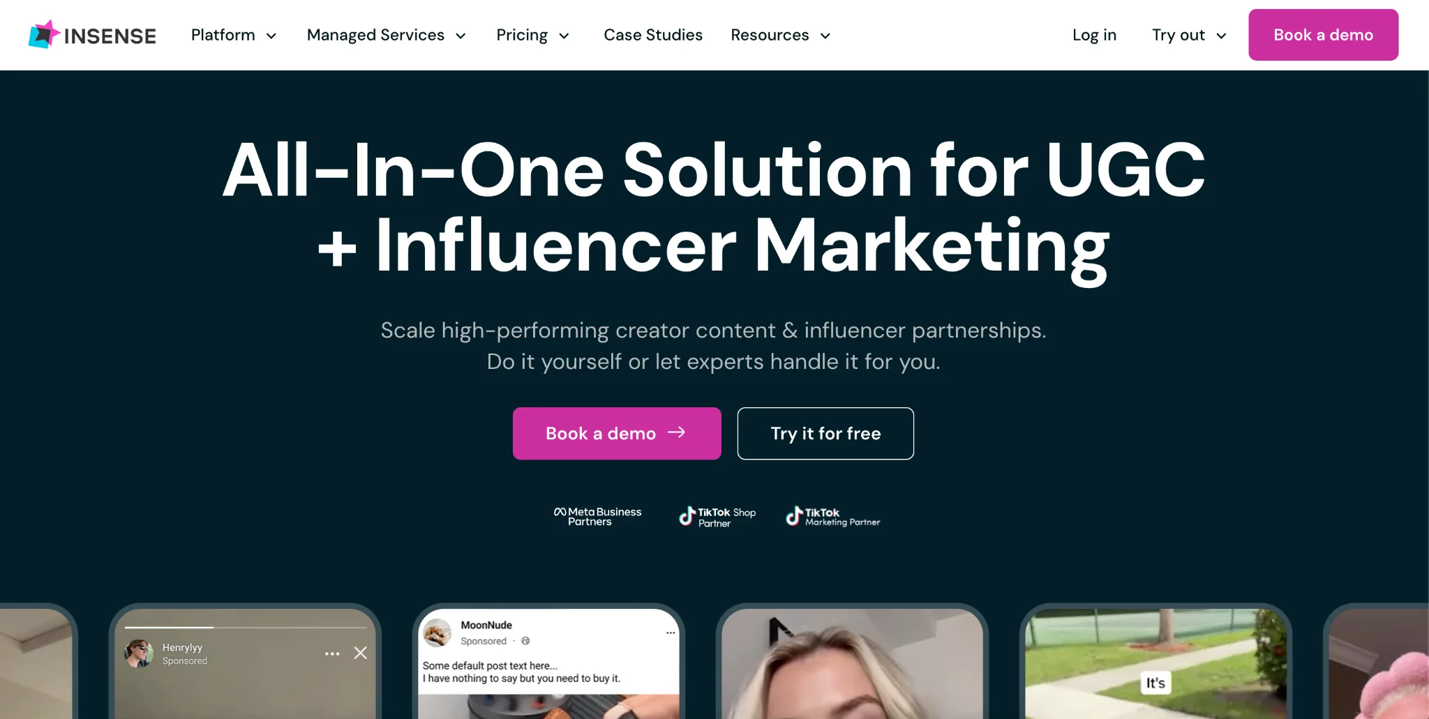 Insense TikTok Influencer Discovery Tool