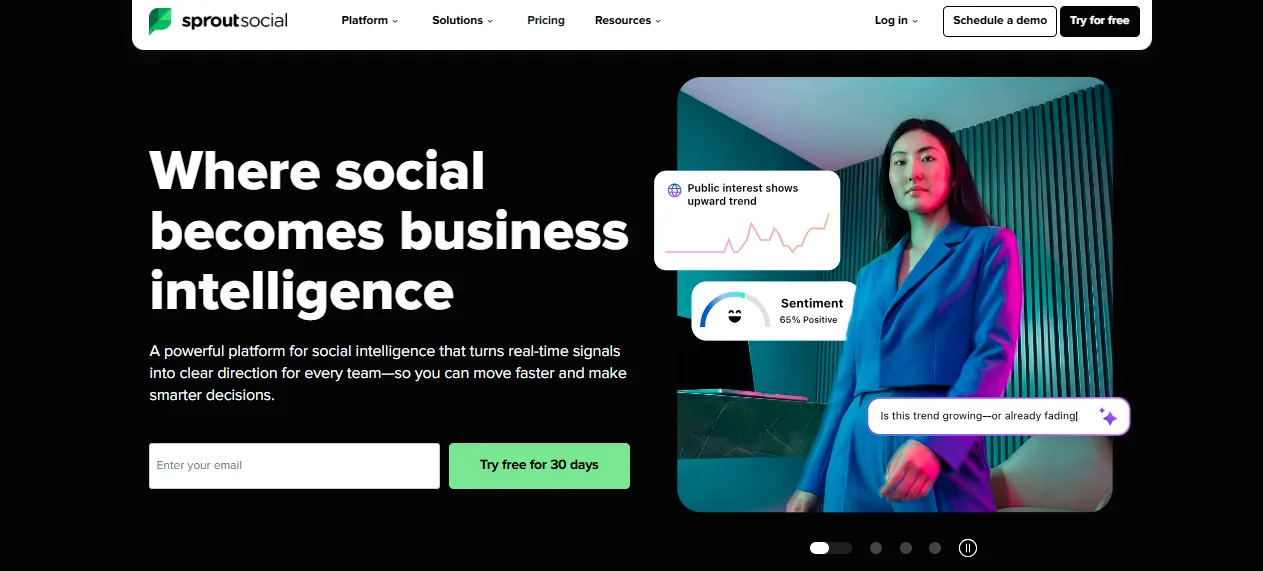 Sprout Social Brandwatch Influence Alternative