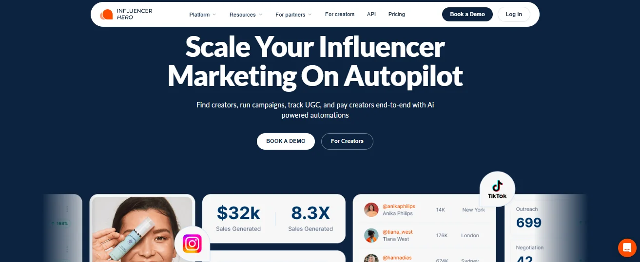 Influencer Hero Influencer Marketing Platform