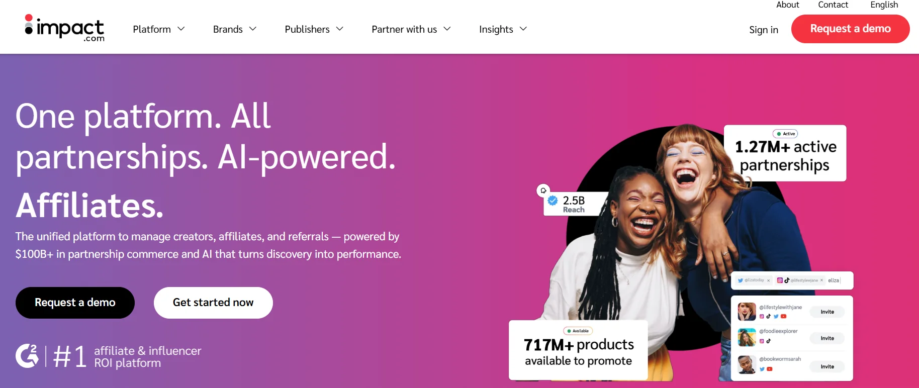 impact.com Influencer Marketing Tool
