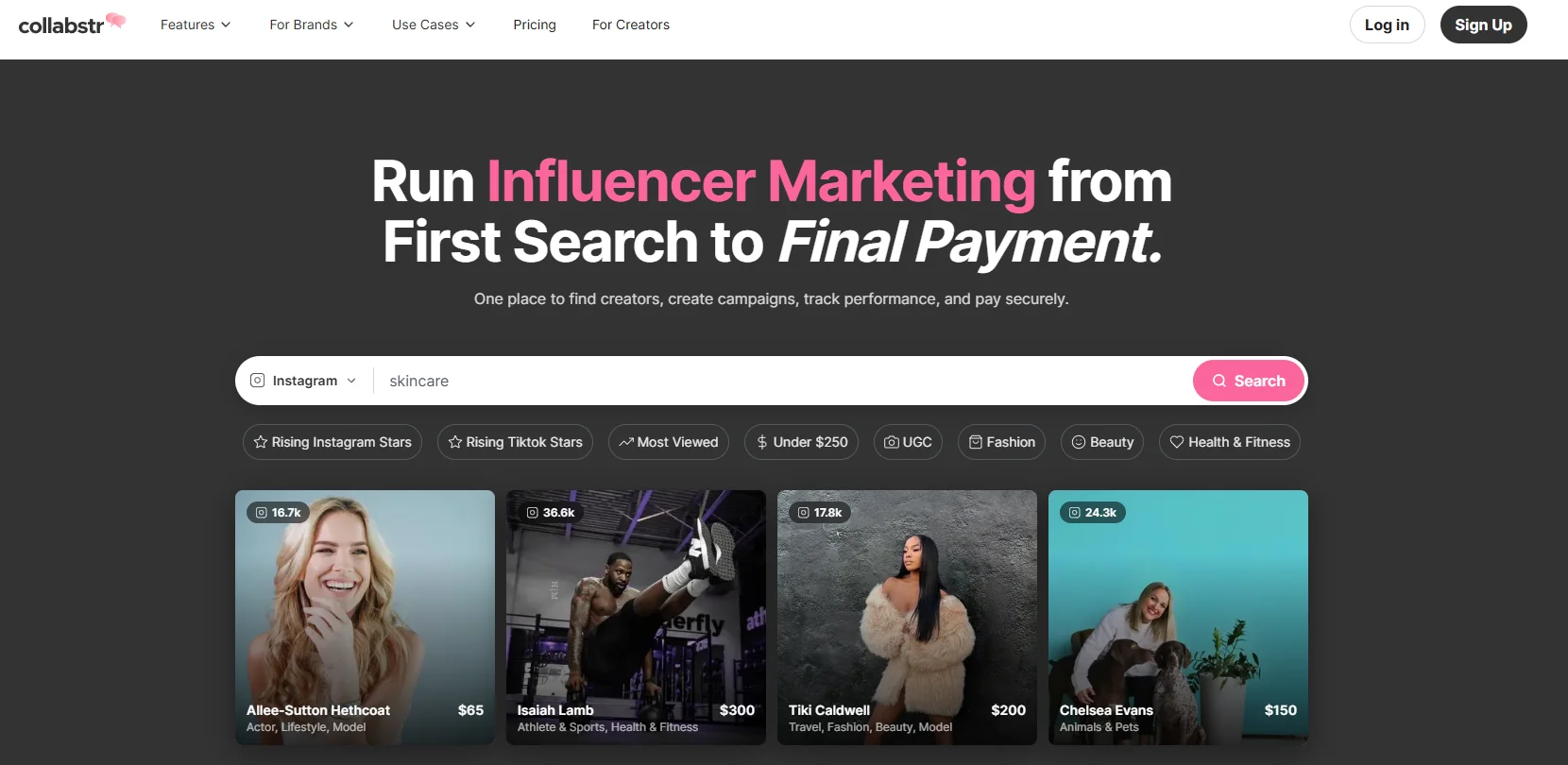 Collabstr Influencer Marketplace