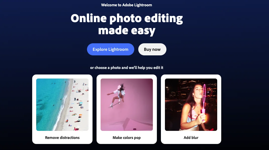 Adobe Lightroom Influencer Marketing Tool