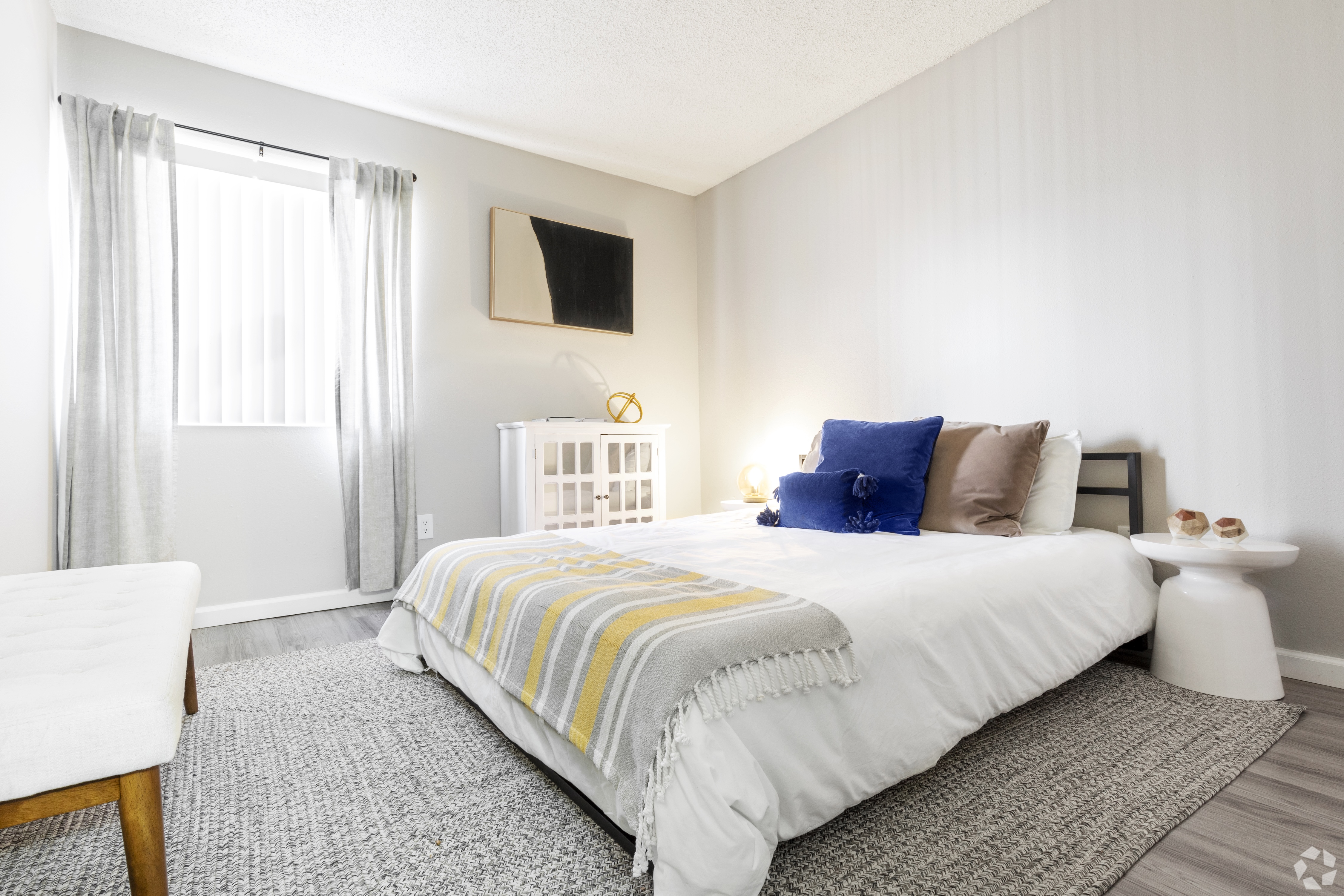 Furnished bedroom
