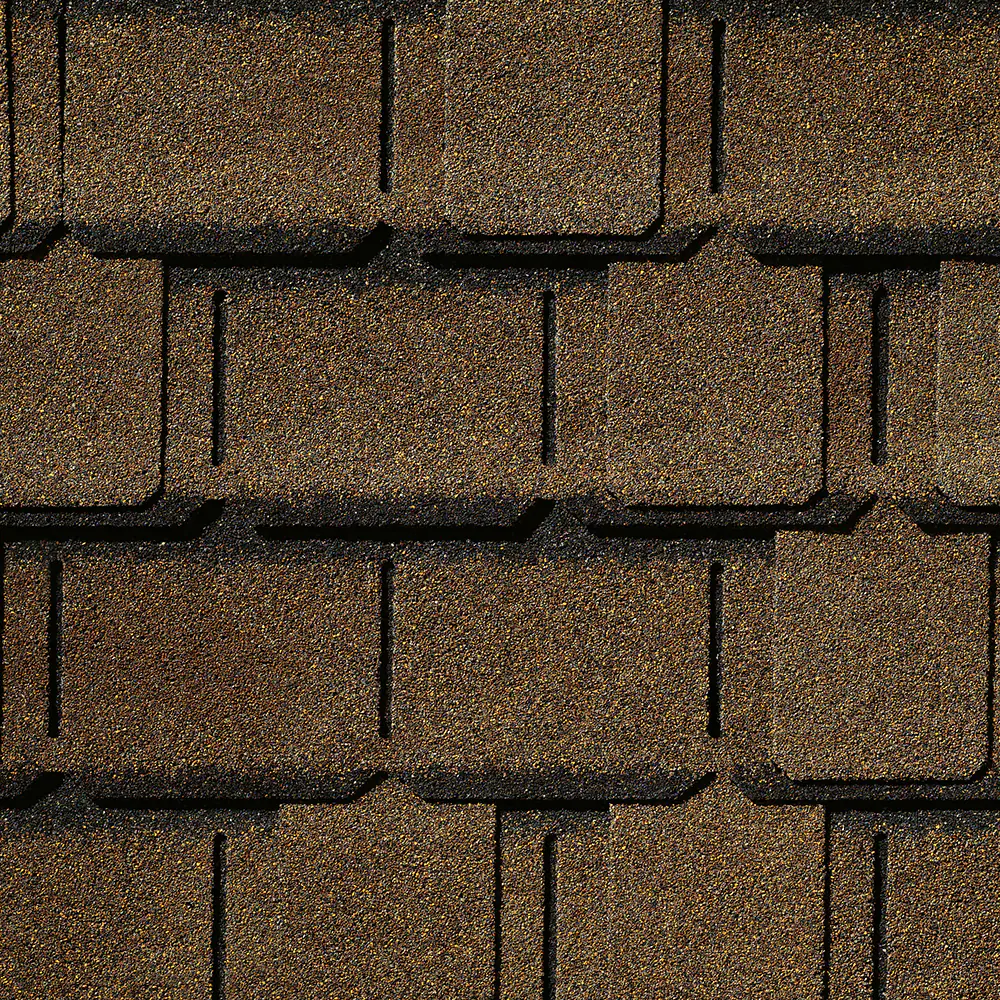 GAF Camelot II designer shingles in Barkwood