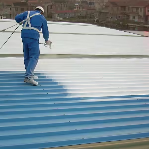 GAF roof coating application