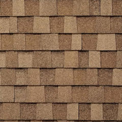 TAMKO HailGuard Rustic Cedar roofing shingle swatch