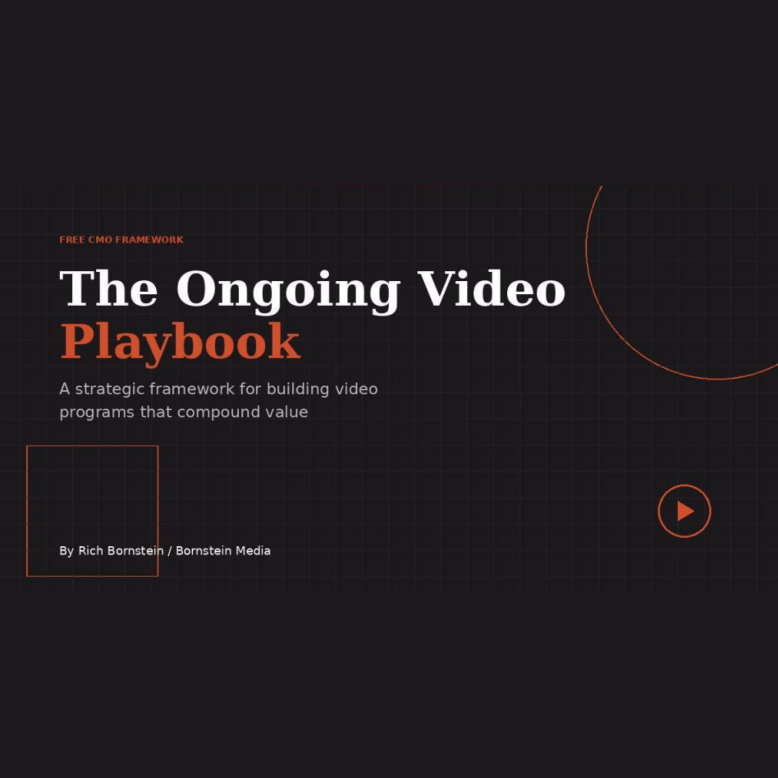 The Ongoing Video Playbook