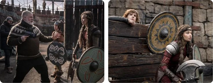On Set Filming How To Train Your Dragon Movie Small