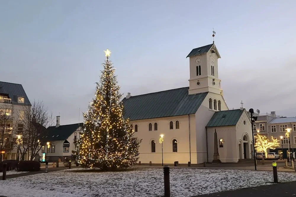 Domkirkjan Church Reykjavik Iceland