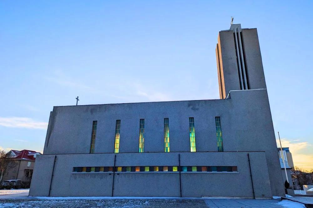 Laugarneskirkja Church Reykjavik Iceland