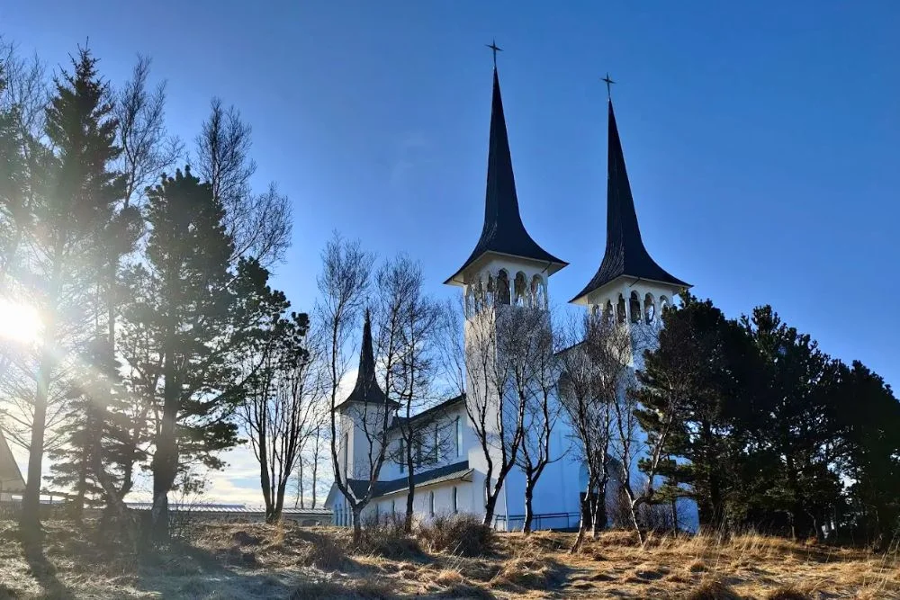 Hateigskirkja Church Reykjavik Iceland
