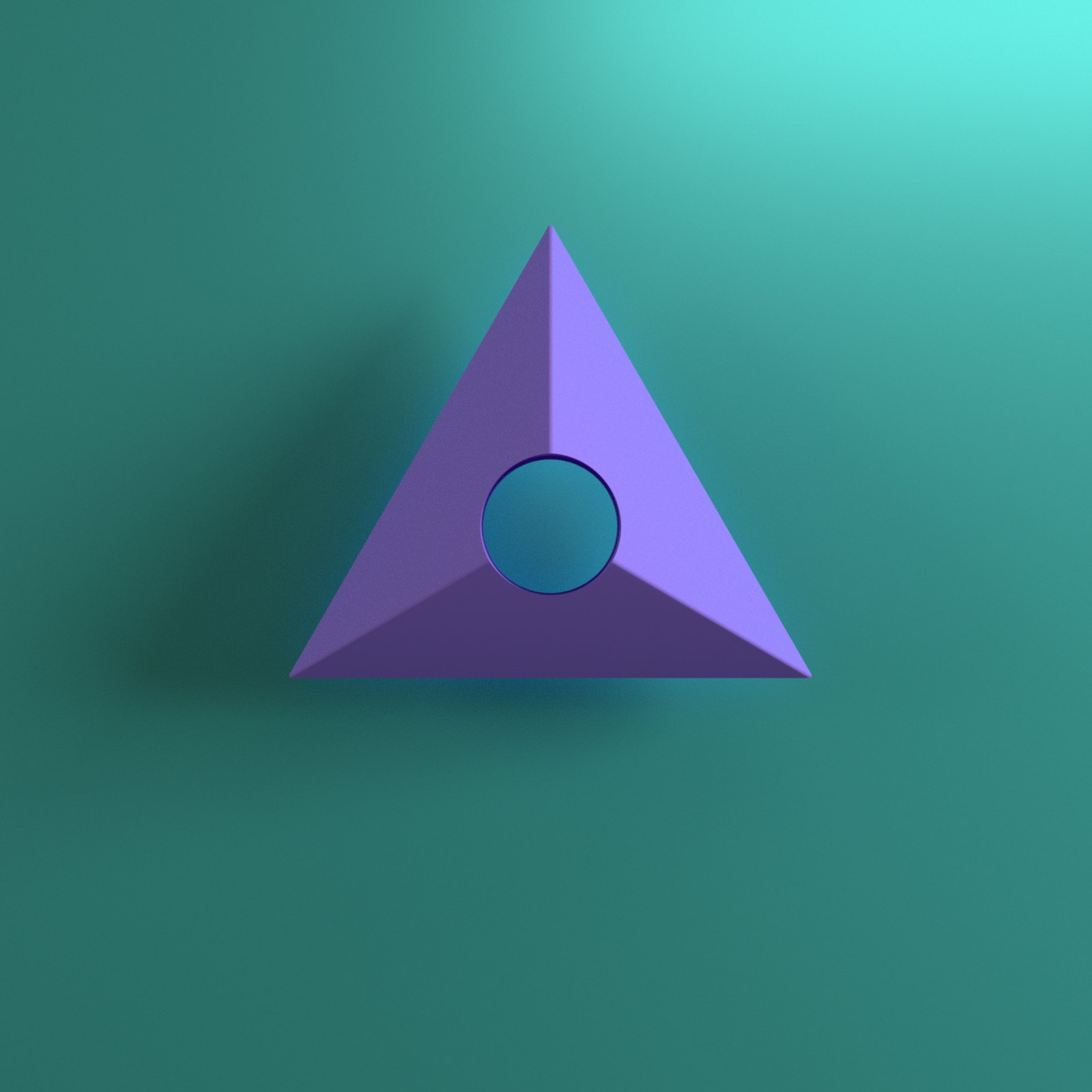 Ampliphae Privacy Compliance icon: a purple 3D pyramid with a turquoise circle at its centre on a turquoise background