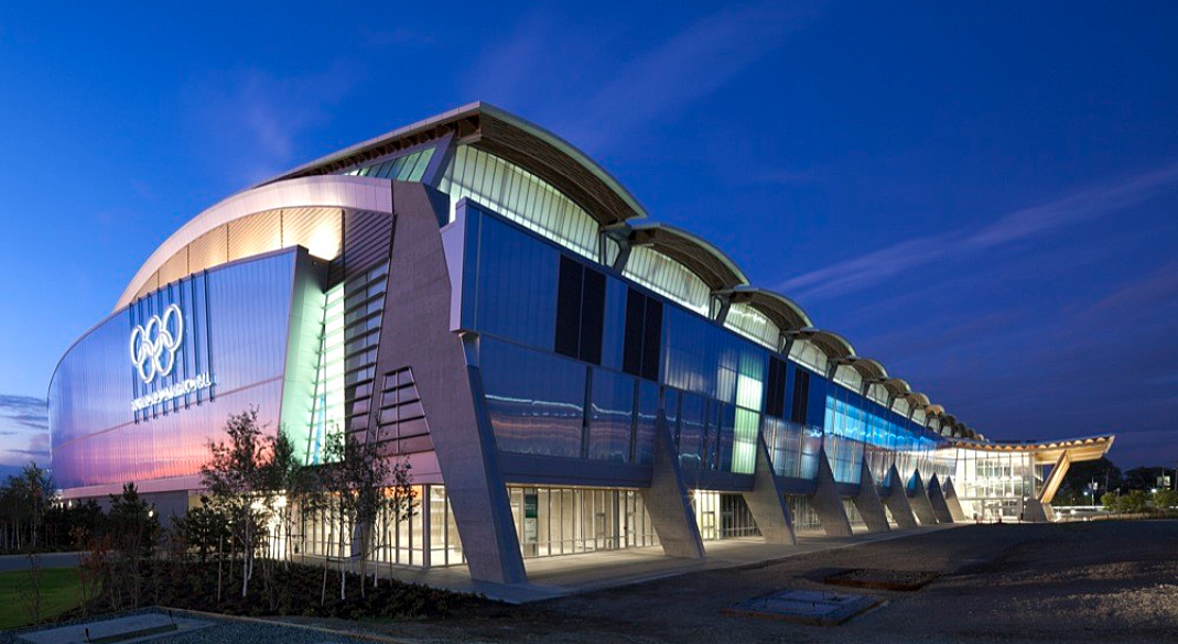 Richmond Olympic Oval mass timber roof in Canada