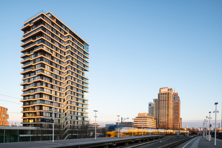 Haut mass timber residential tower in Amsterdam