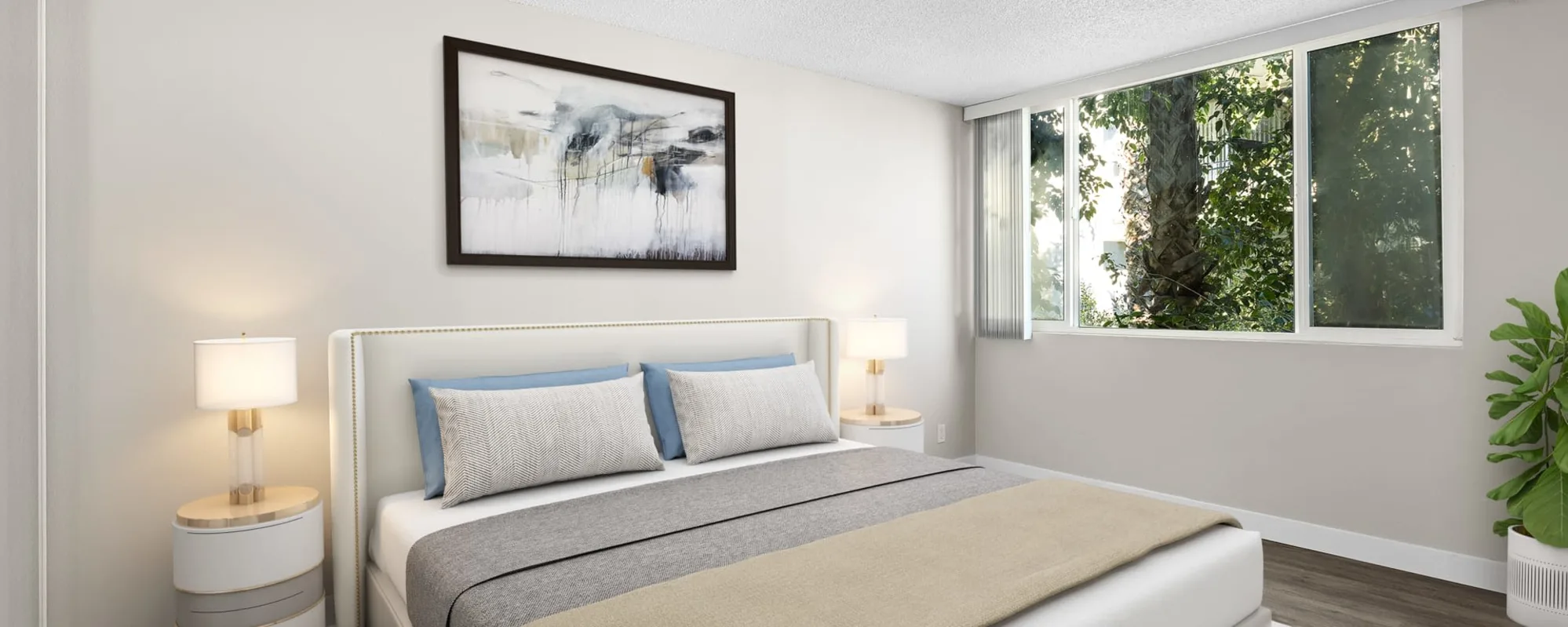 Furnished bedroom