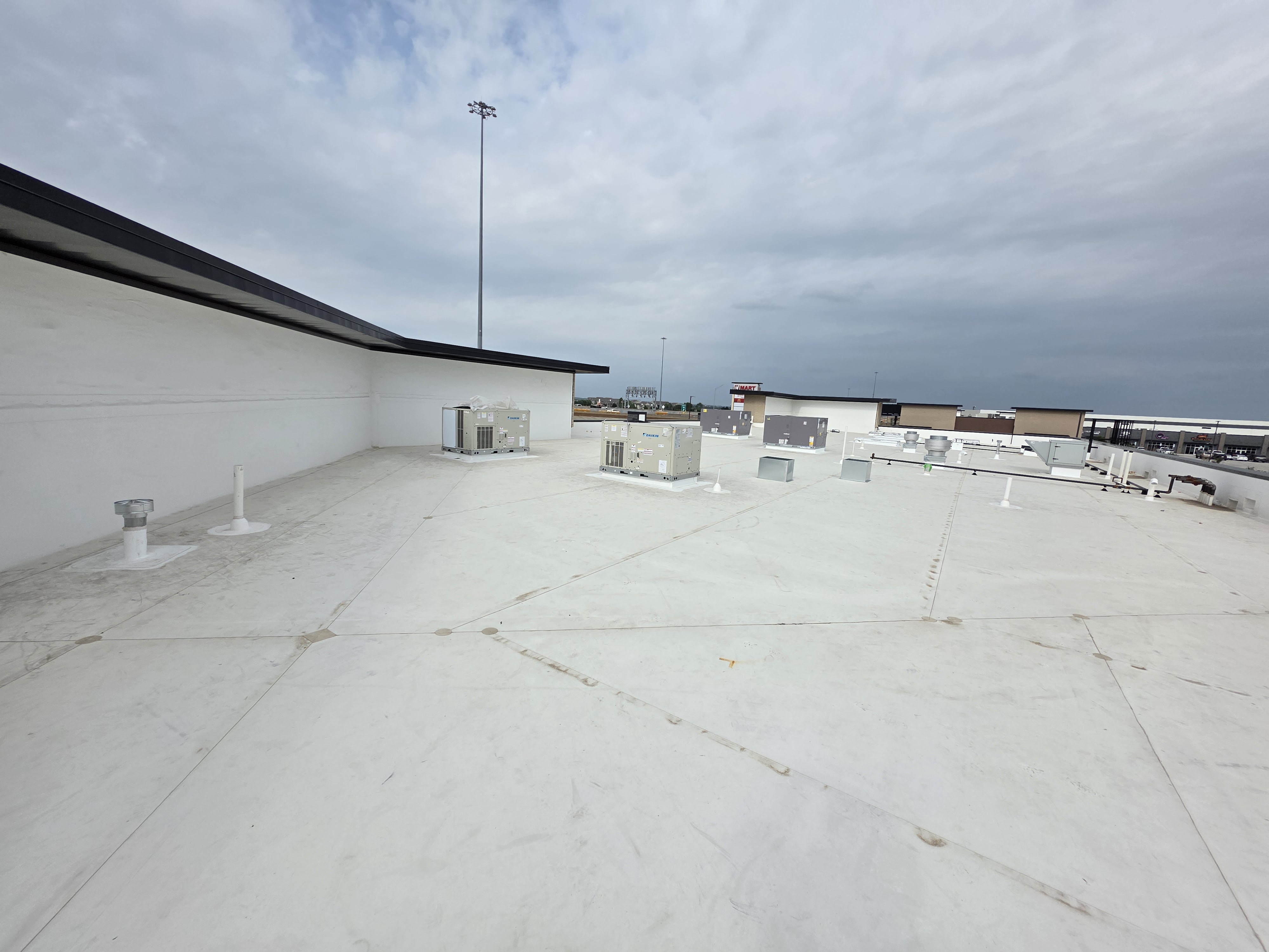 New construction ductwork installation