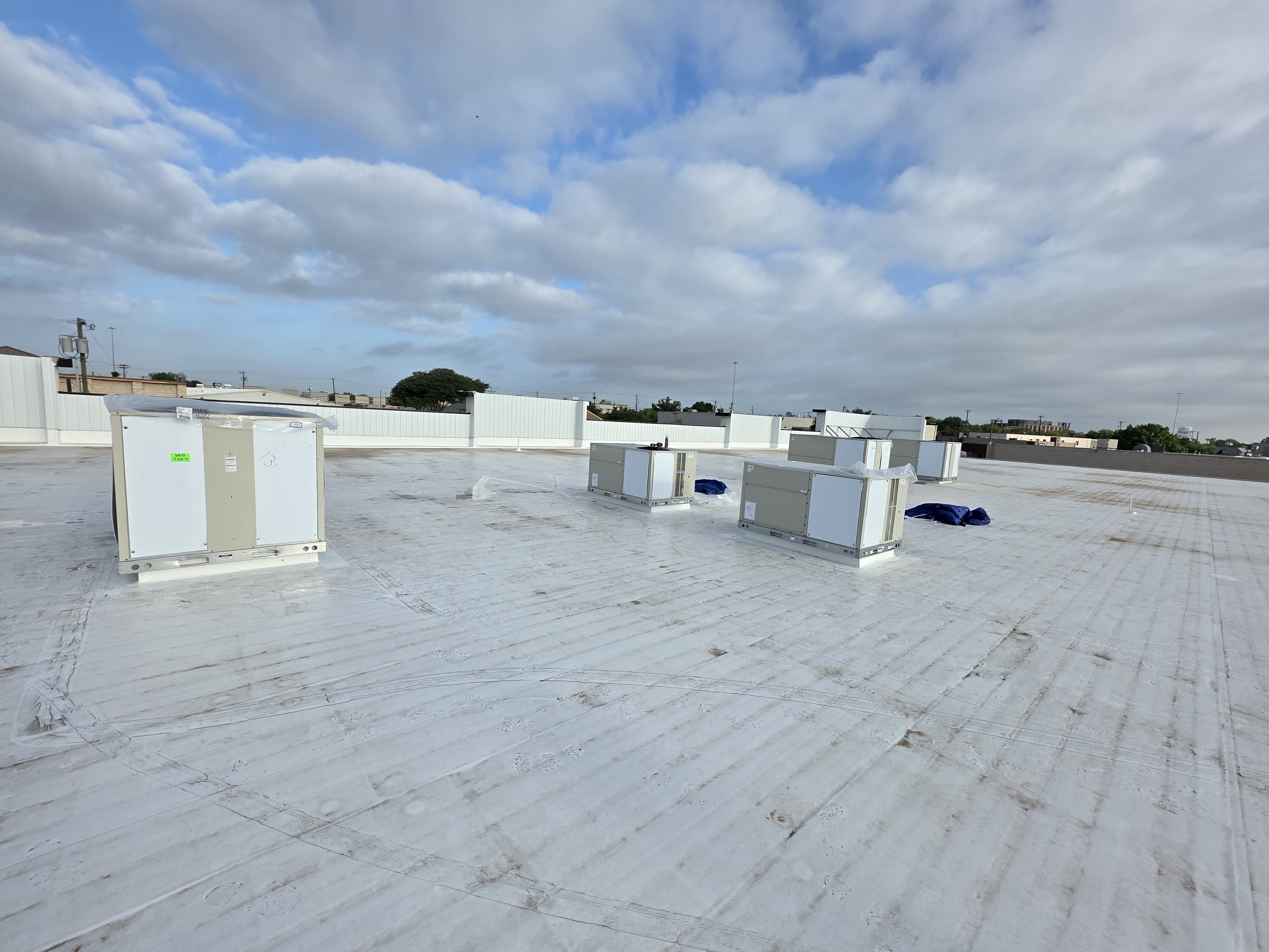 New construction ductwork installation