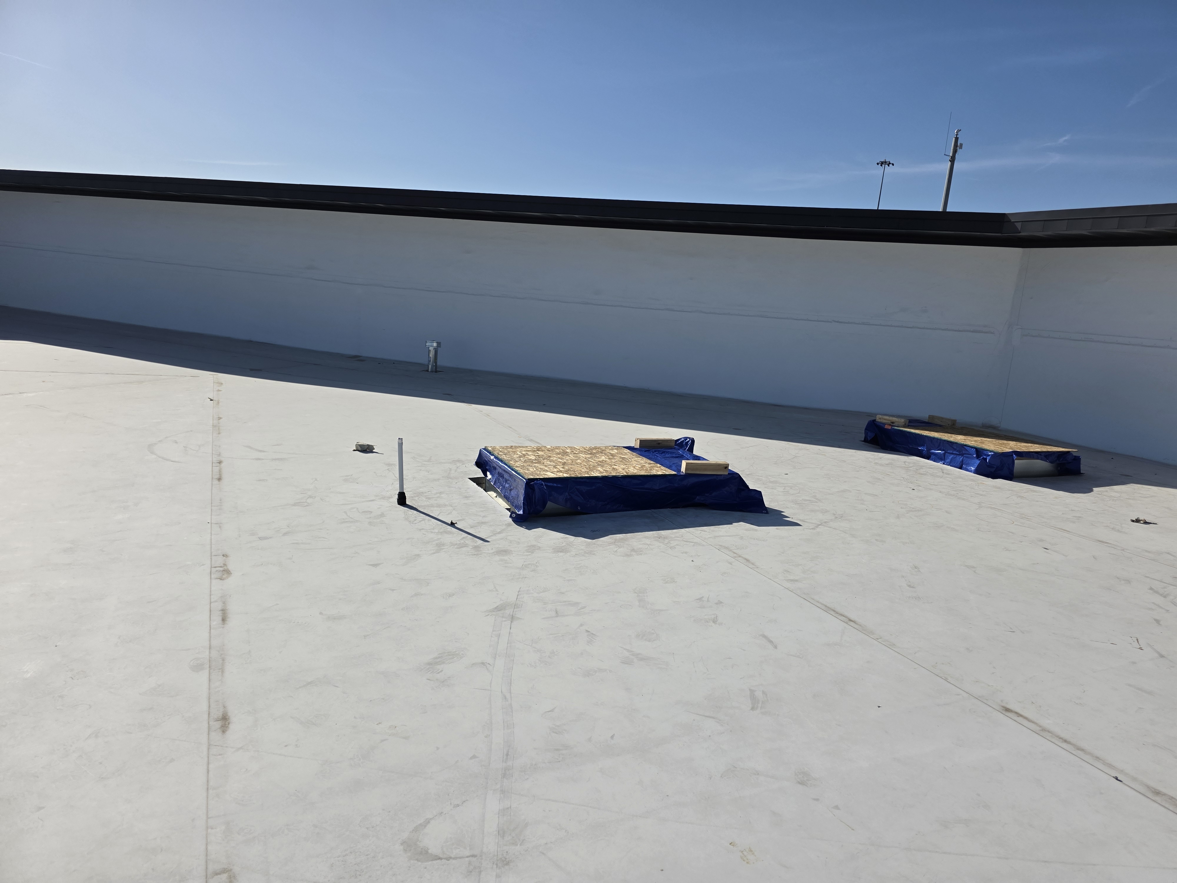 New construction ductwork installation