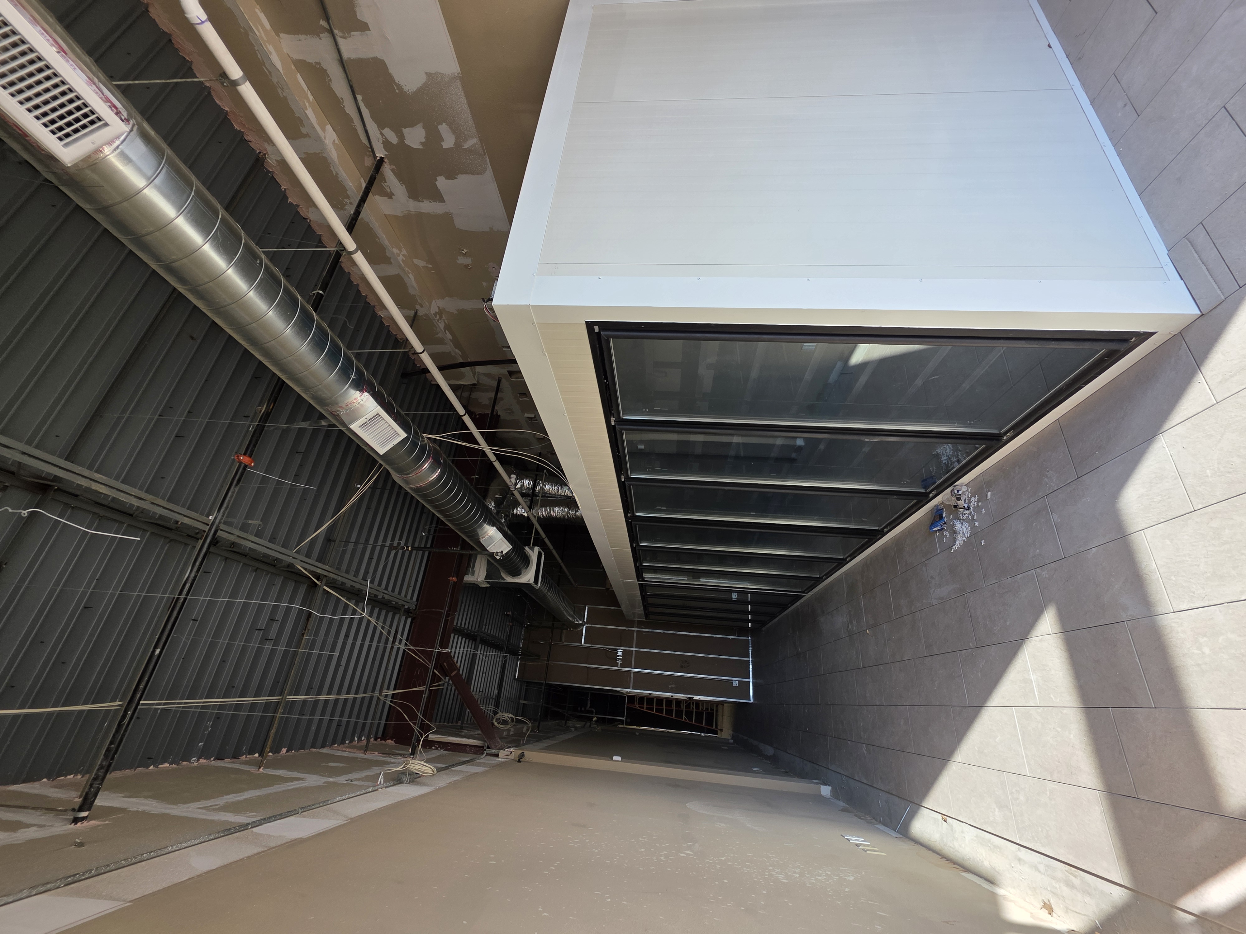 New construction ductwork installation