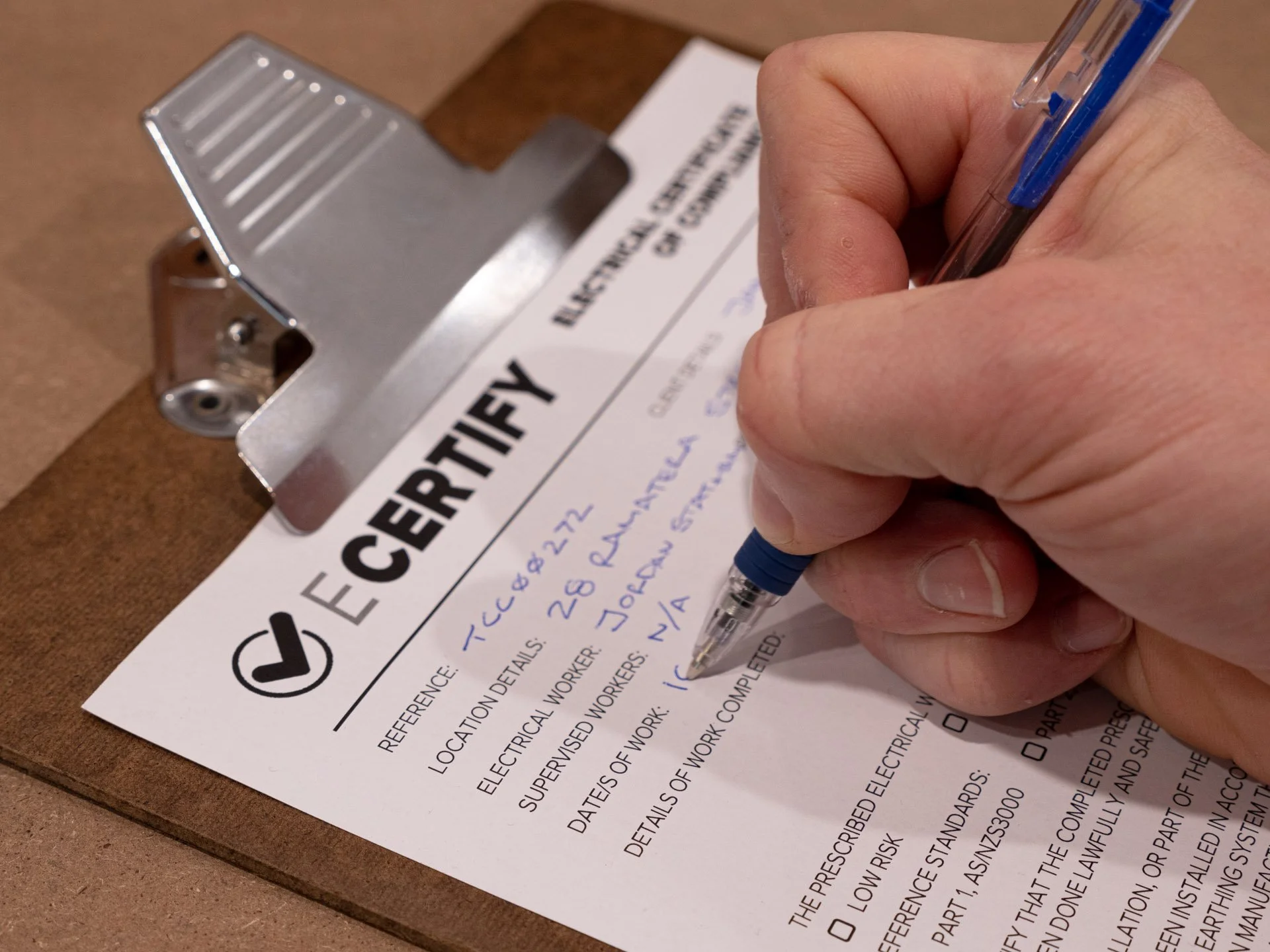 eCertify electrical inspection work in Auckland