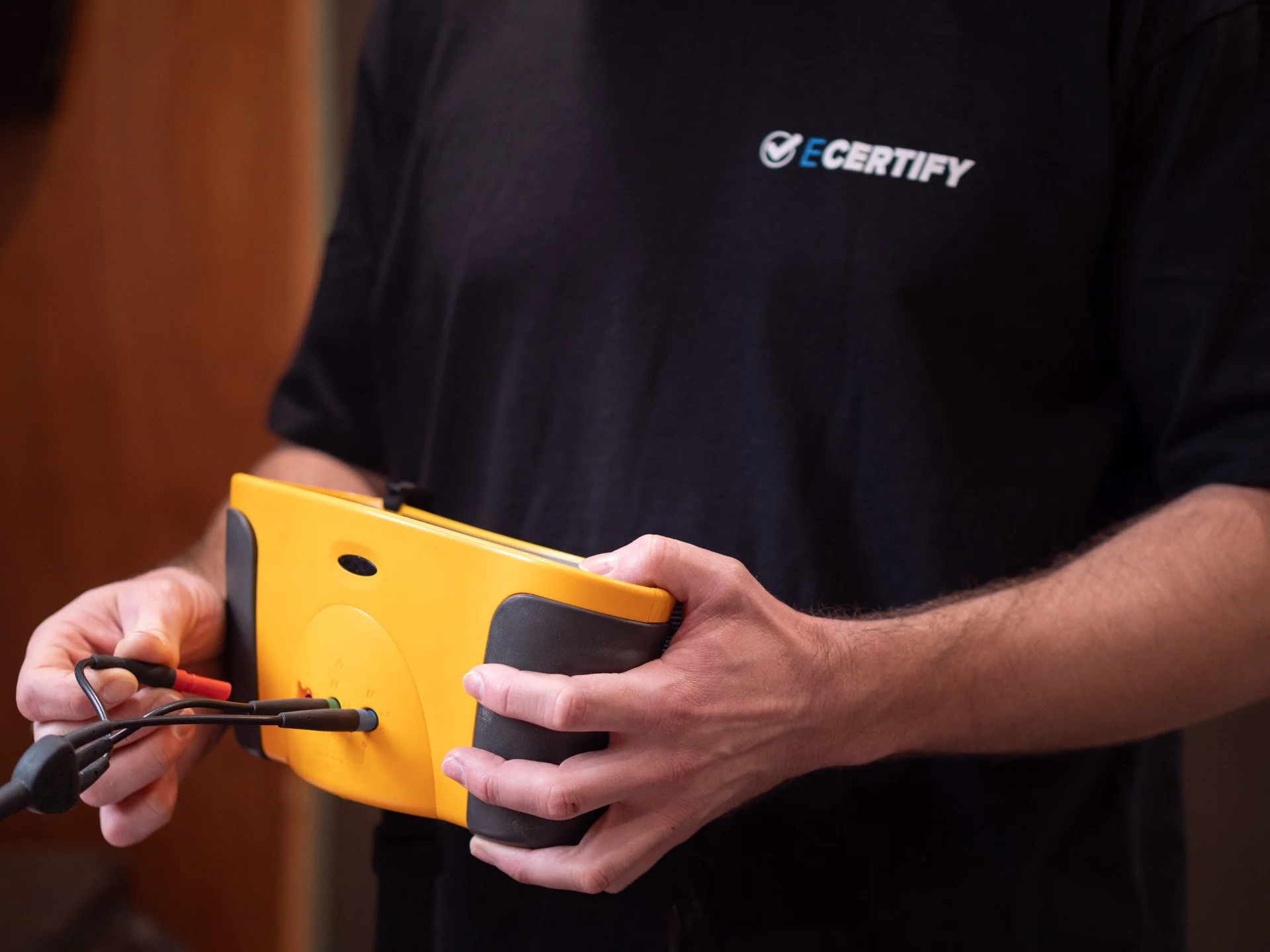 Electrical safety check underway at an Auckland home