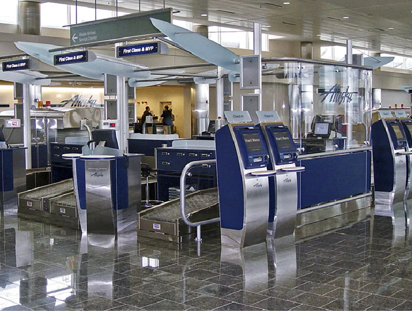 checkin kiosks fabricated and installed by burke gibson llc