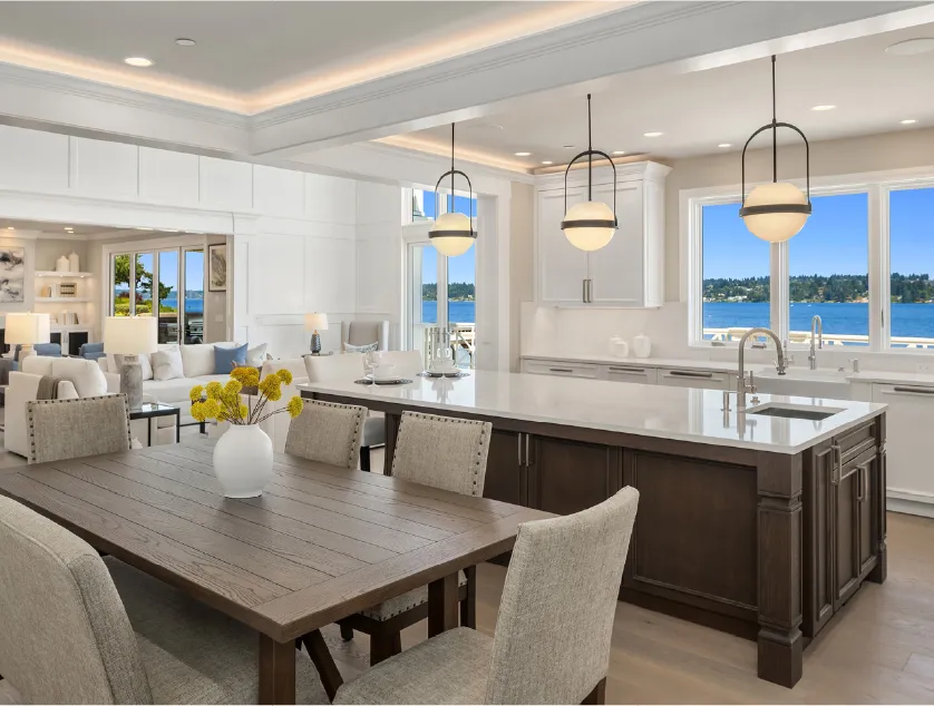 kitchen custom designed, fabricated and installed by burke gibson