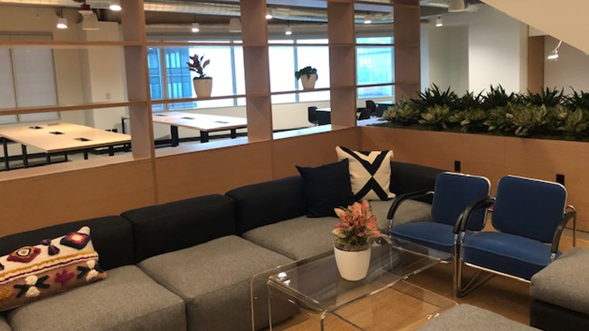 We Work commercial office fabricated and installed by burke gibson llc