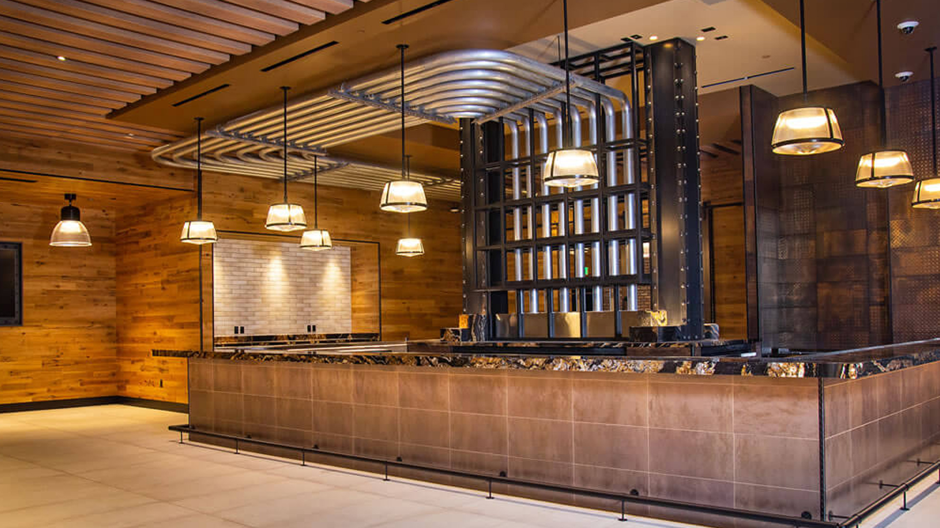 casino metal fabrication installed by burke gibson llc