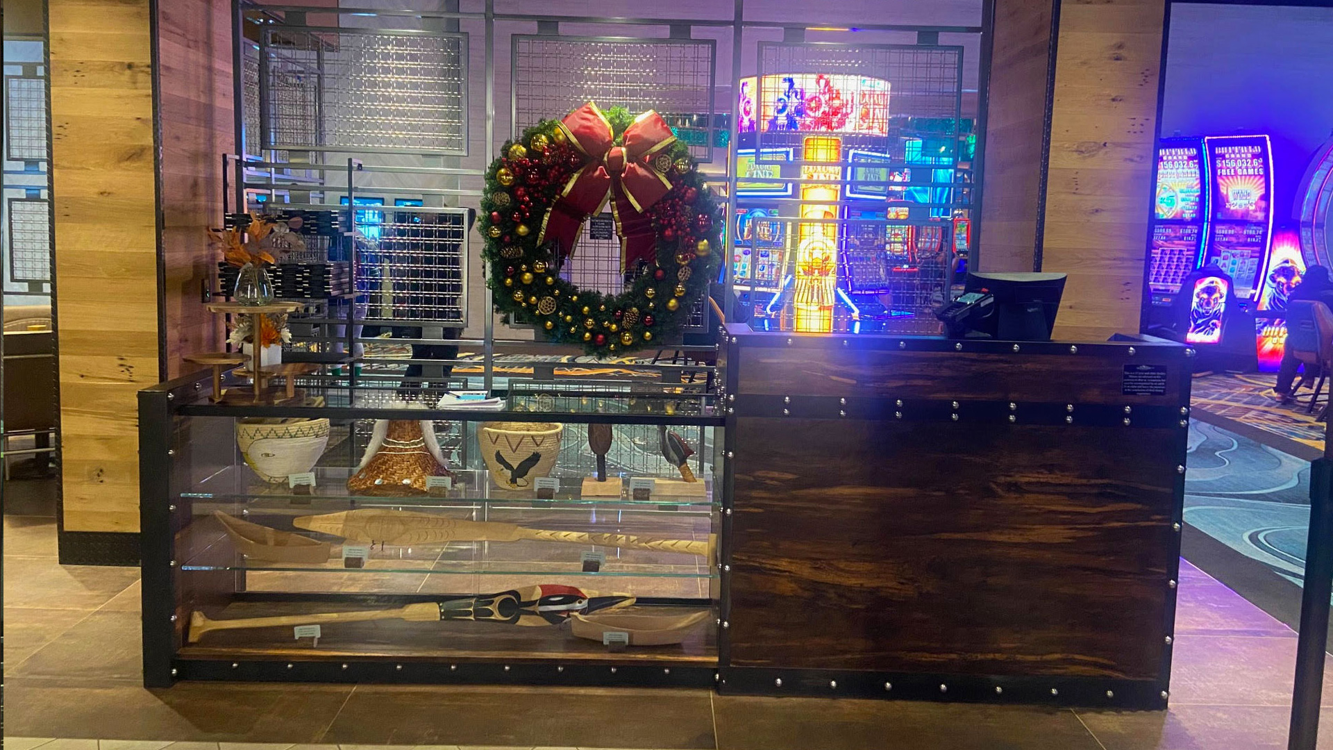 casino retail area fabricated and installed by burke gibson llc