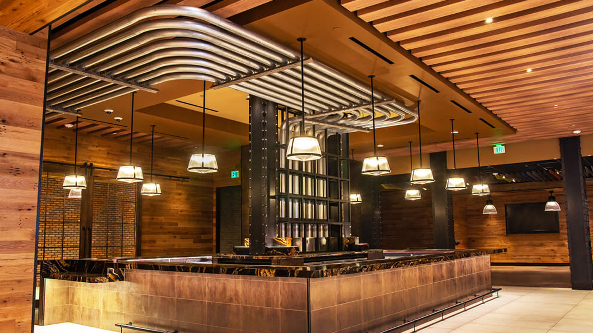 casino millowrk and metal fabrication installed by burke gibson llc