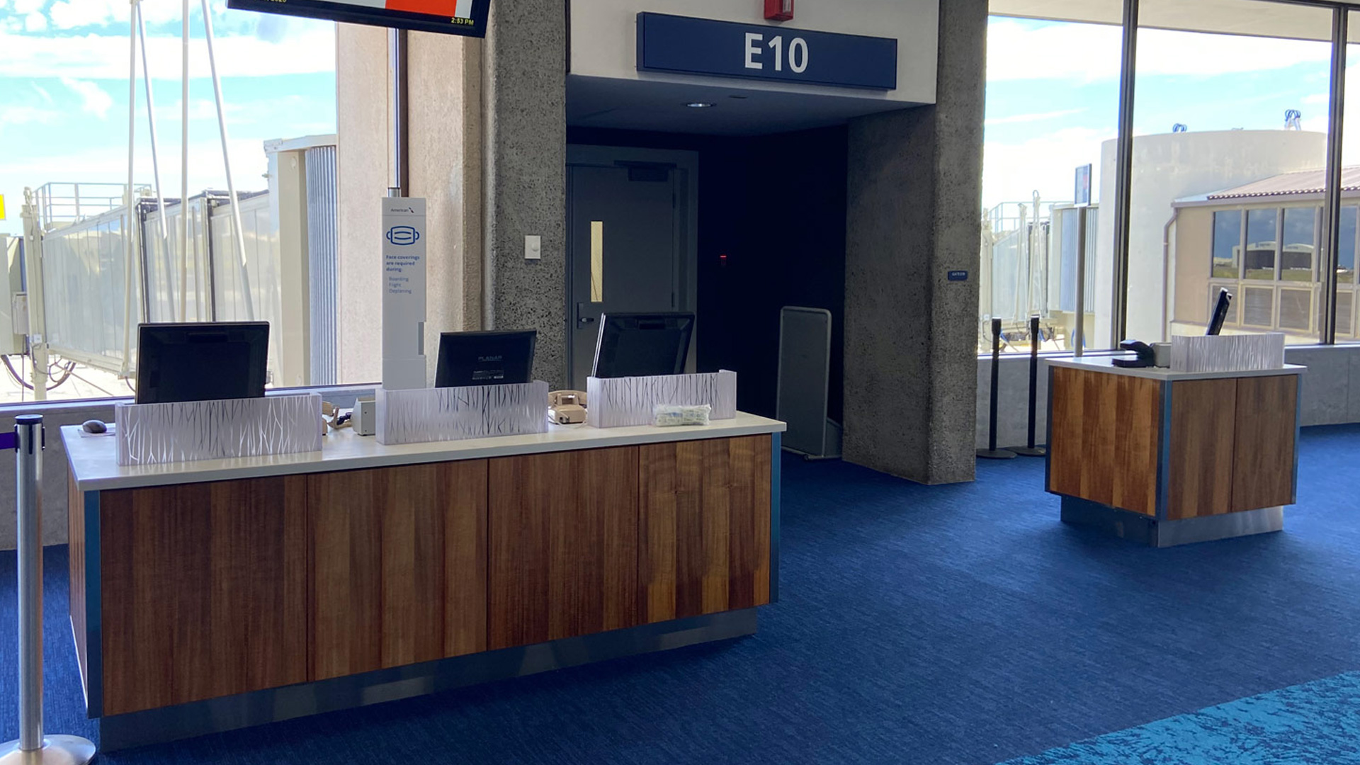 gate podiums custom designed, fabricated and installed by burke gibson llc