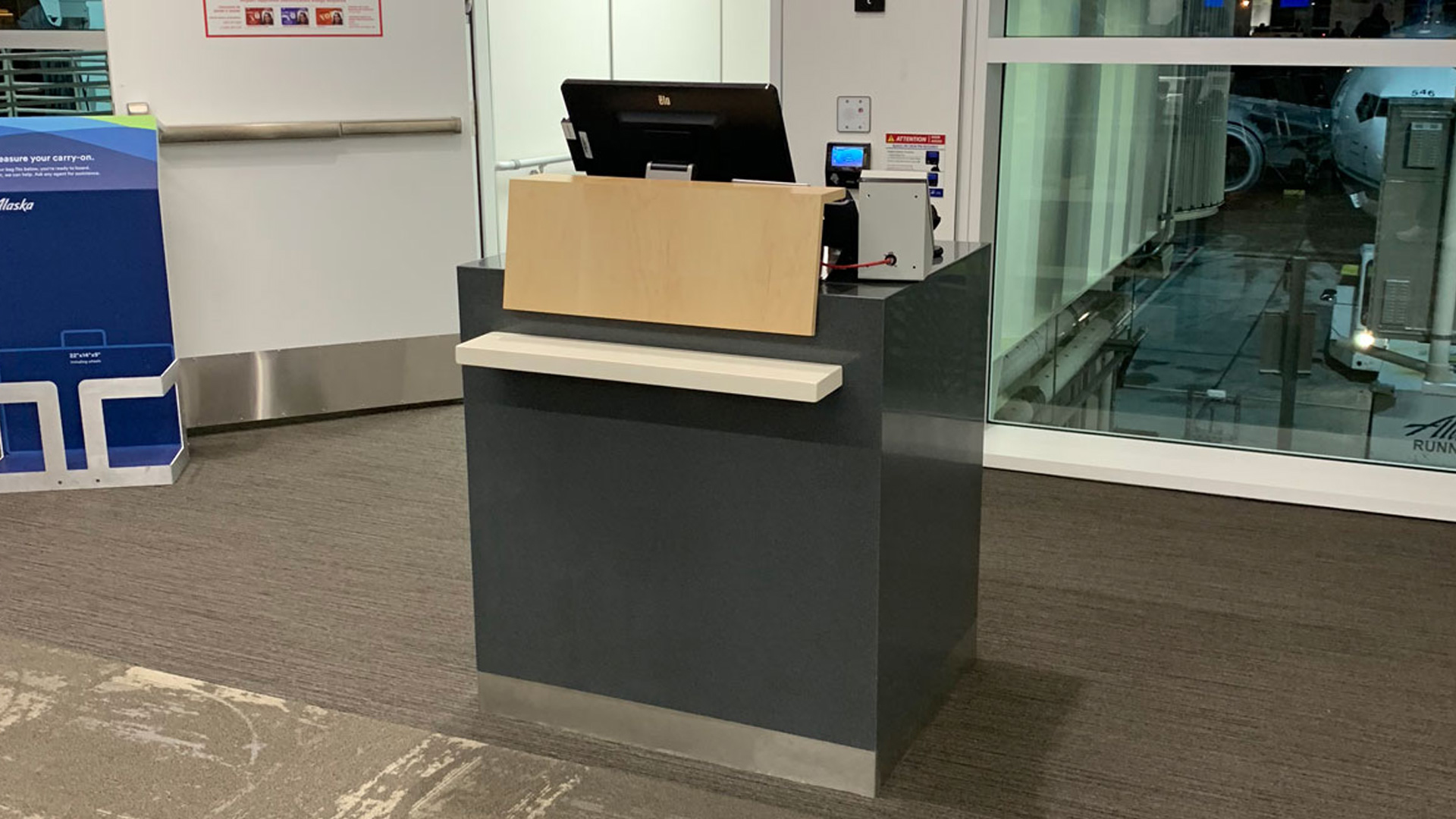 gate podiums custom designed, fabricated and installed by burke gibson llc