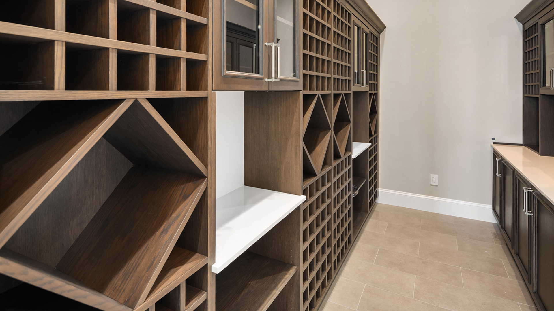 custom designed wine bar designed, engineered and fabricated by burke gibson llc