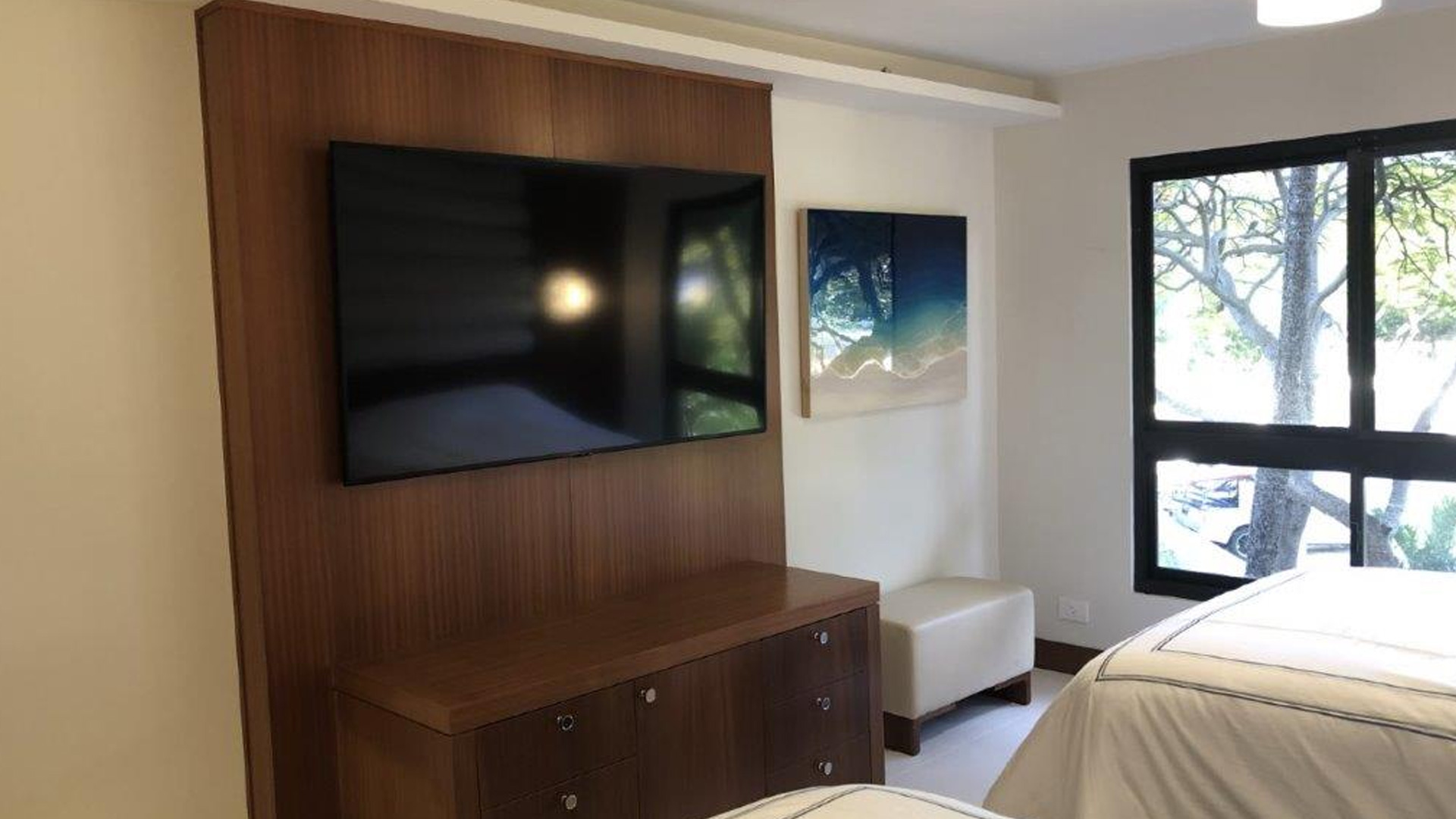 custom designed entertainment center by burke gibson llc