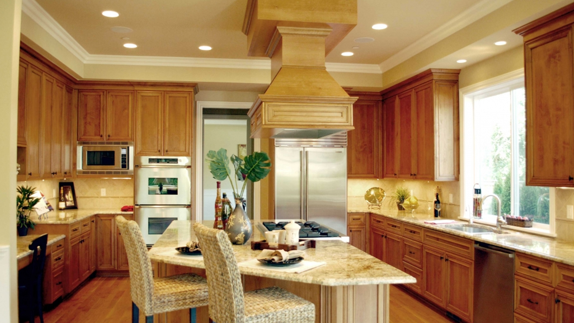 kitchen custom designed, fabricated and installed by burke gibson
