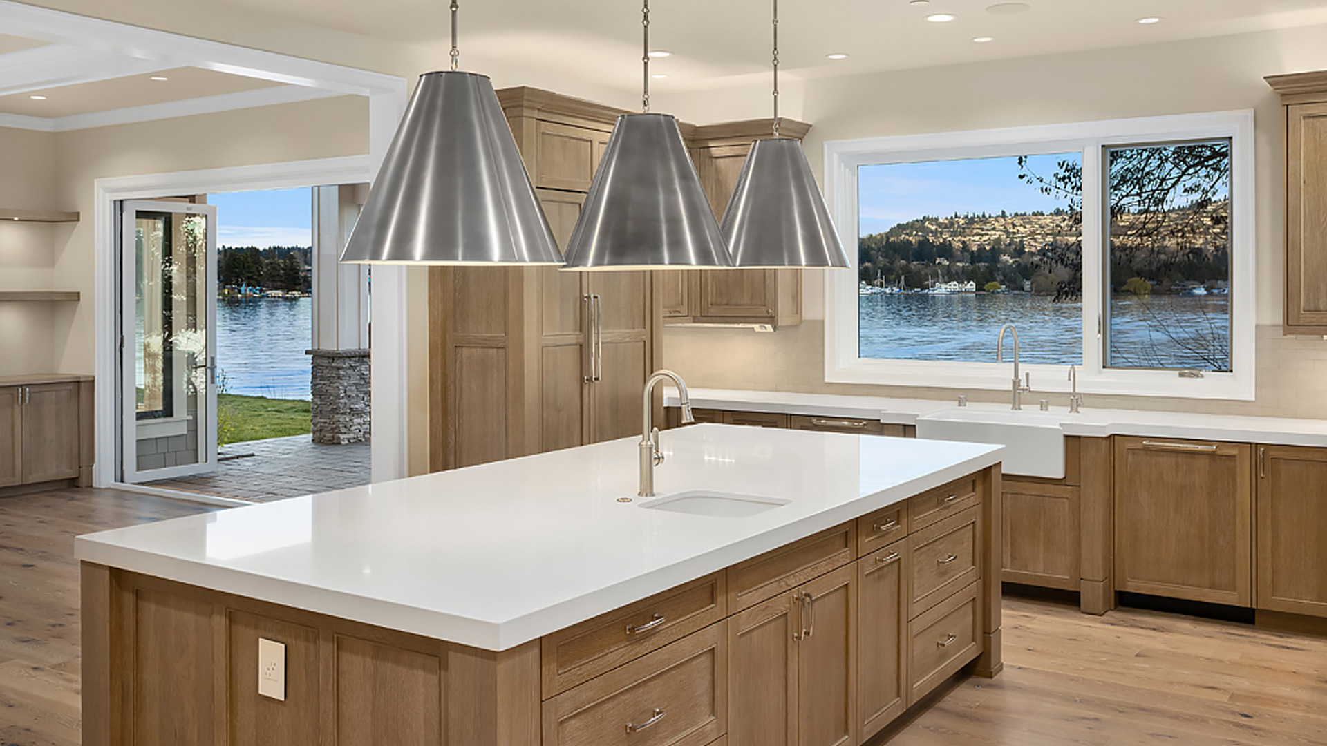 kitchen custom designed, fabricated and installed by burke gibson