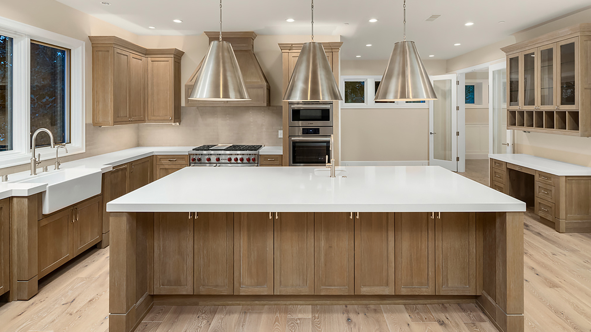 kitchen custom designed, fabricated and installed by burke gibson