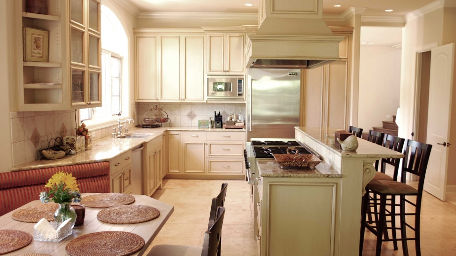 kitchen custom designed, fabricated and installed by burke gibson