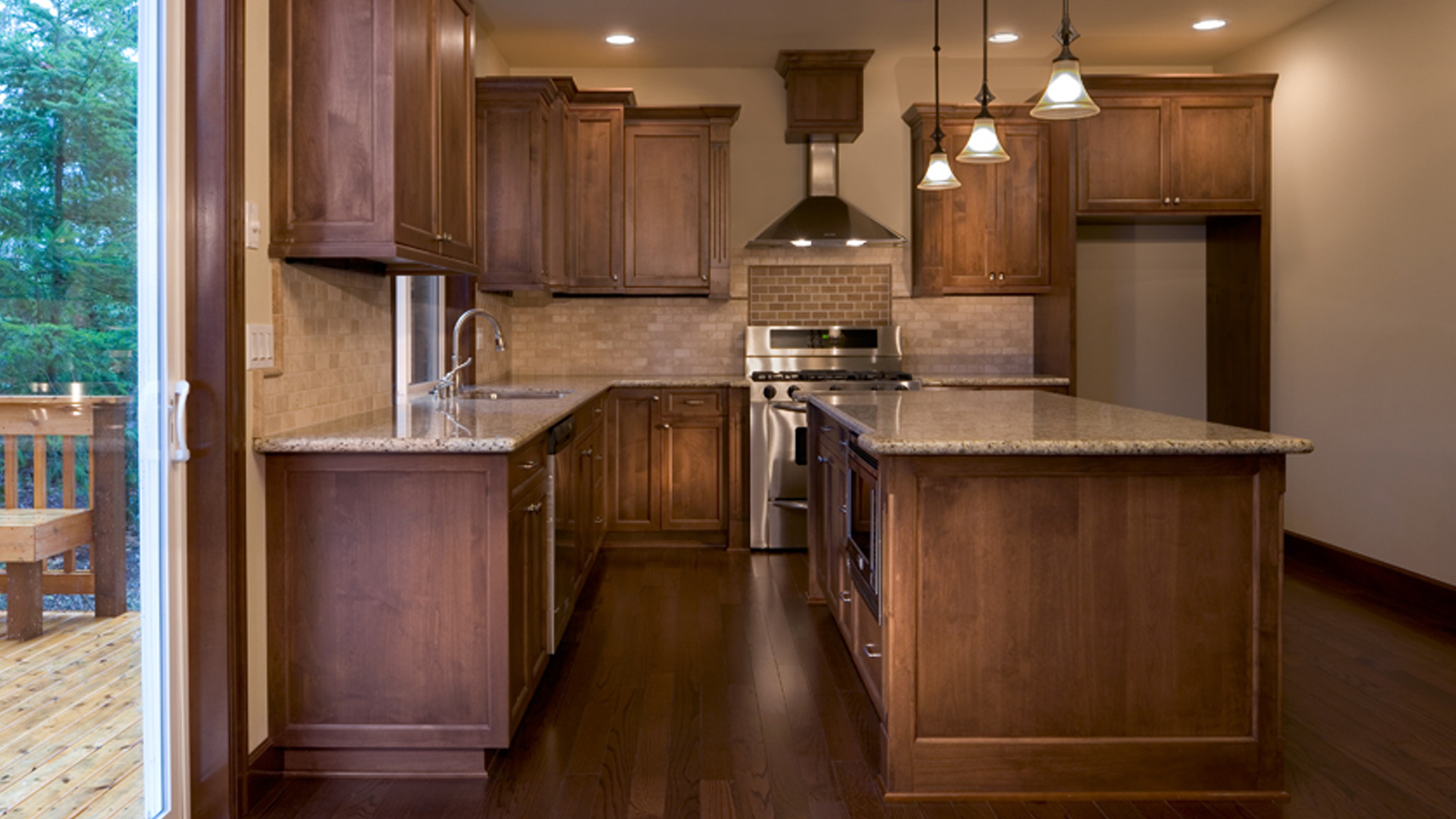 kitchen custom designed, fabricated and installed by burke gibson