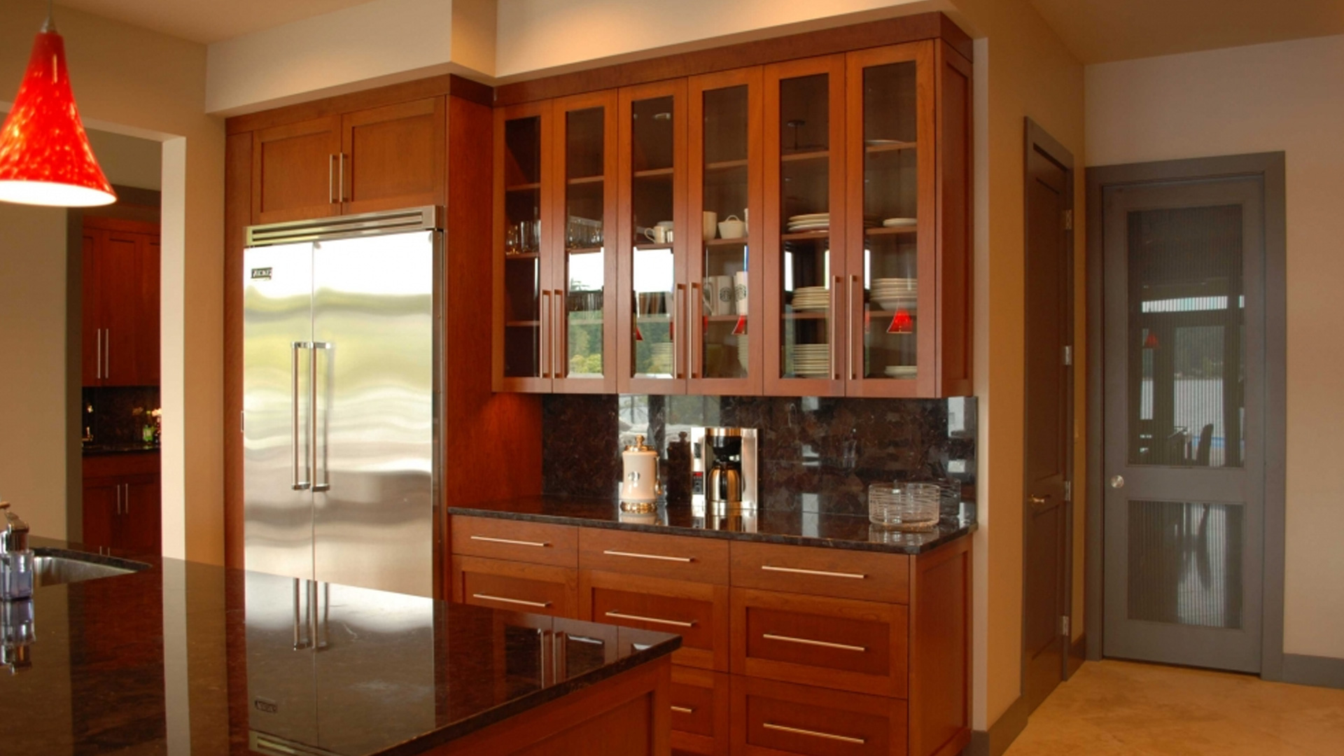 kitchen custom designed, fabricated and installed by burke gibson