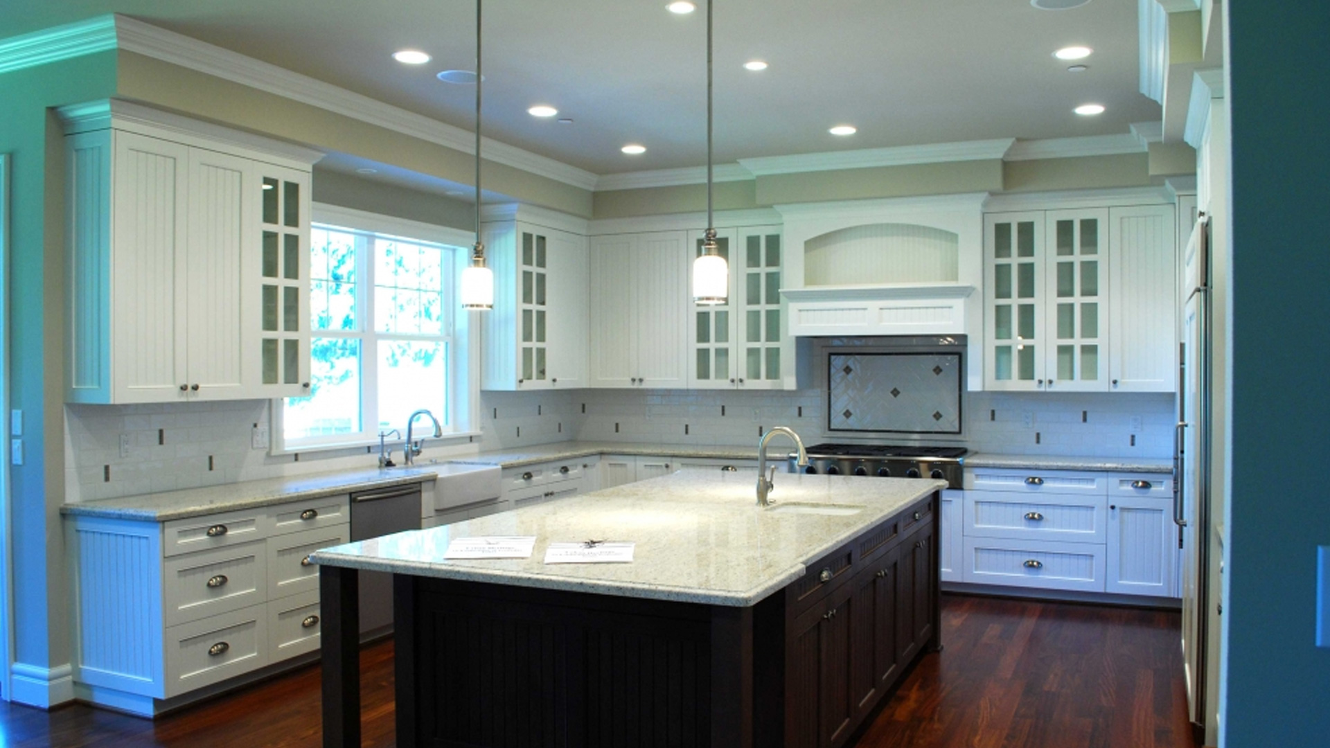 kitchen custom designed, fabricated and installed by burke gibson