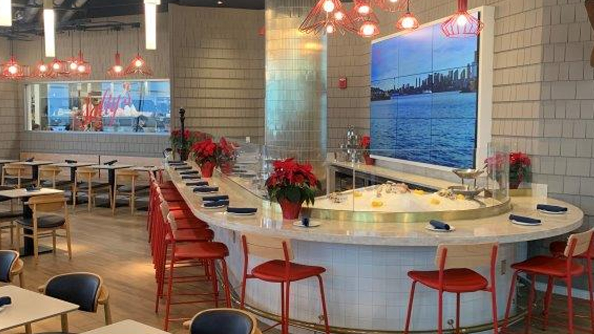 retail area in seatac airport fabricated and installed by burke gibson llc