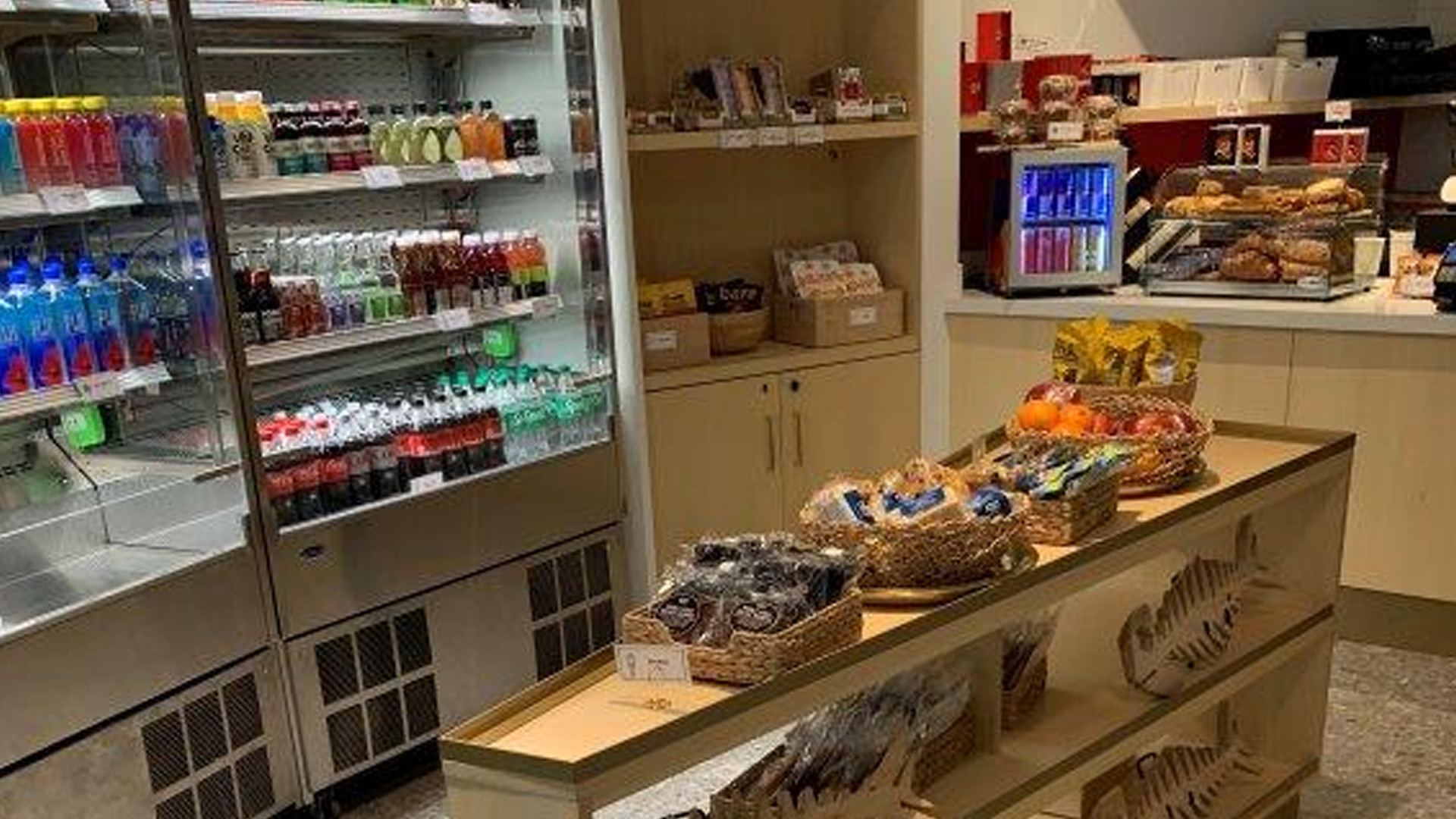 retail area in seatac airport fabricated and installed by burke gibson llc