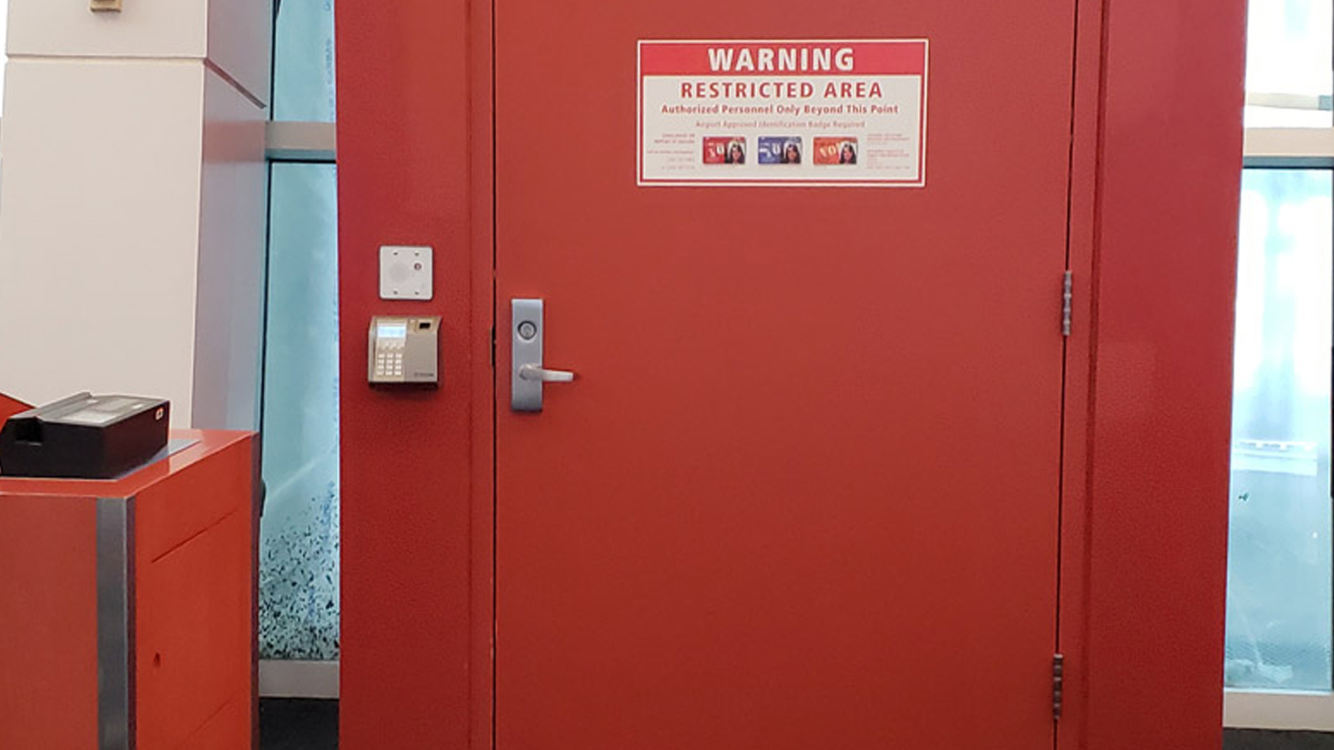 security area in seatac airport fabricated and installed by burke gibson llc