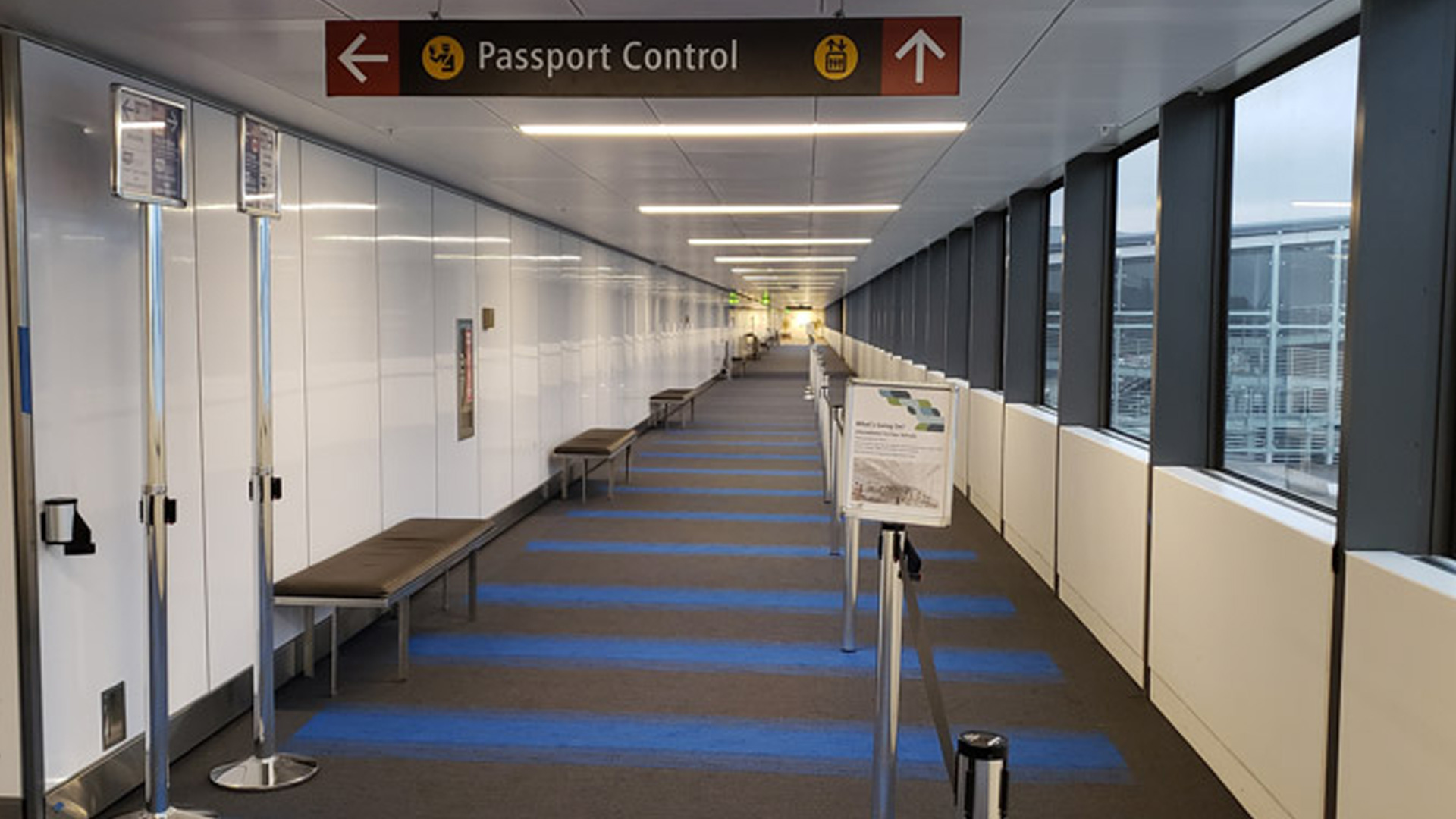 wall panels in seatac airport fabricated and installed by burke gibson llc