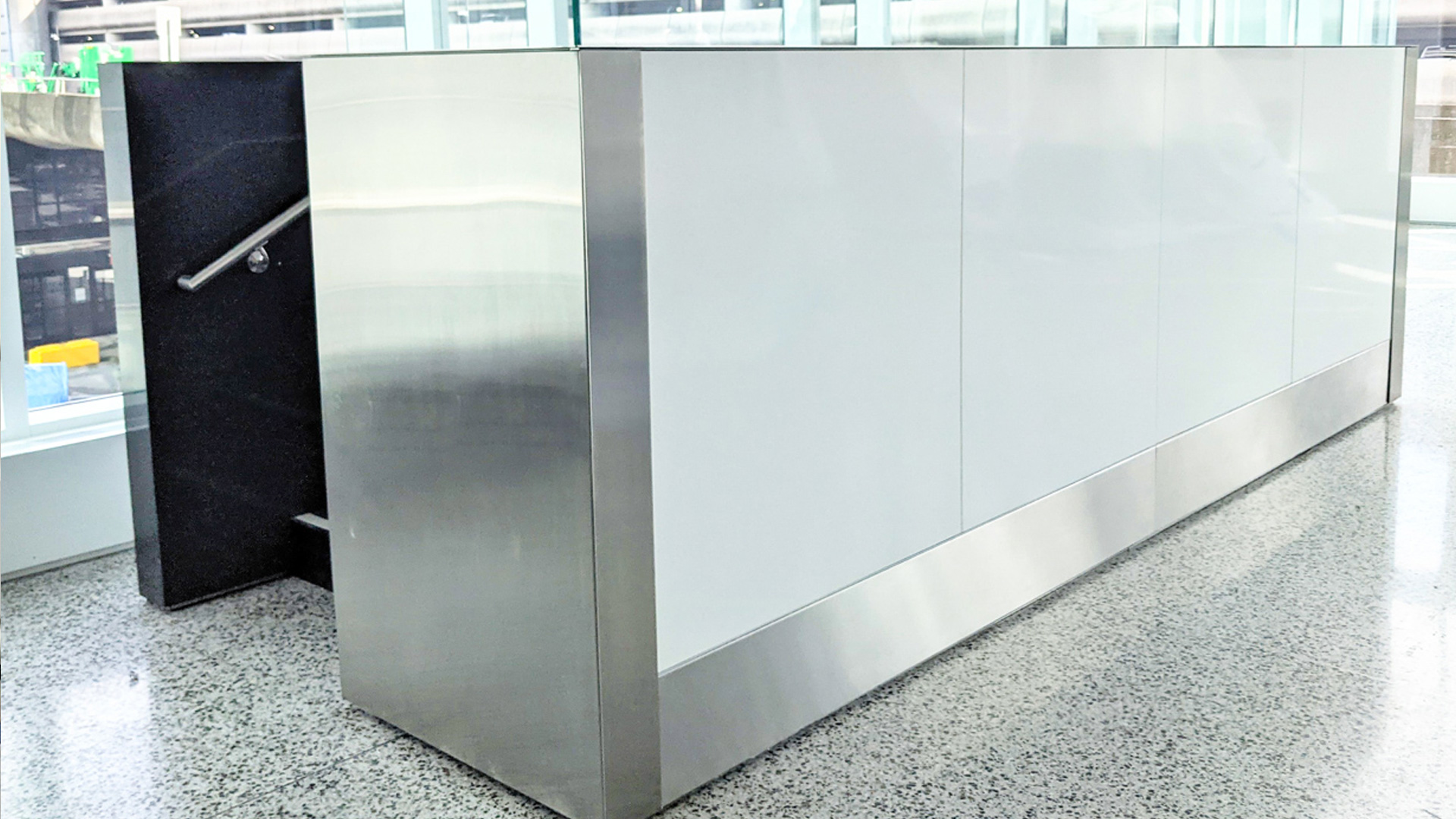 wall panels in seatac airport fabricated and installed by burke gibson llc