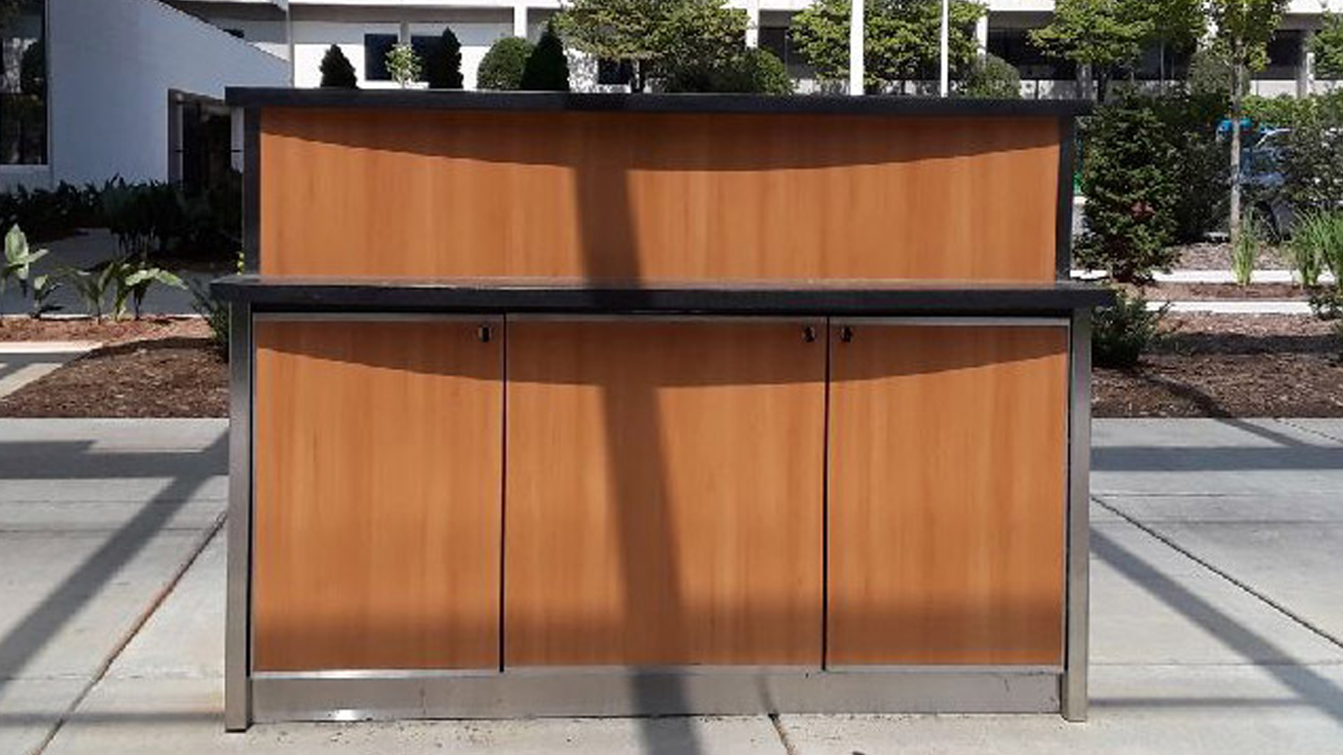 curbside checkin kiosks fabricated and installed by burke gibson llc